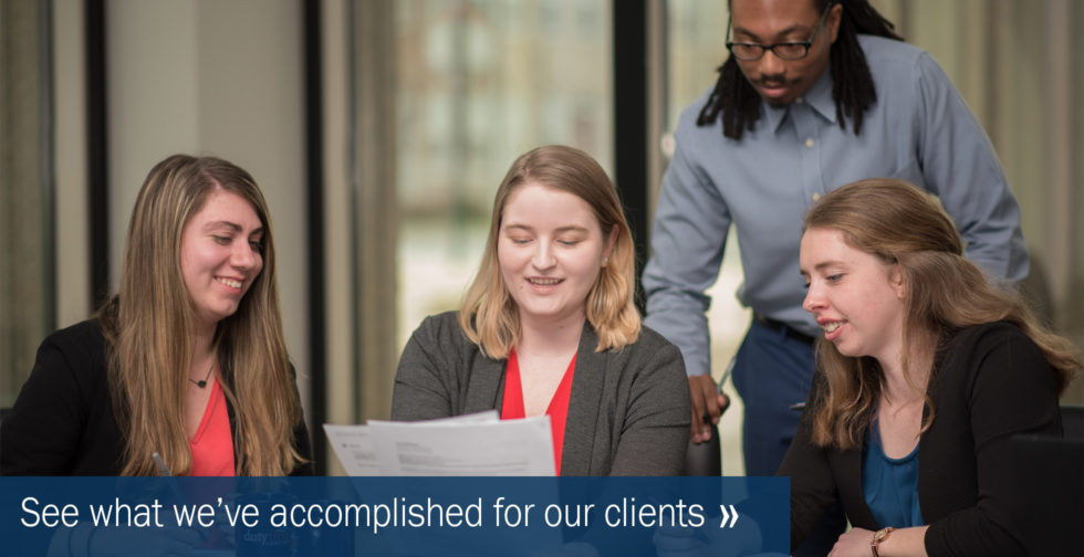 D – See what we’ve accomplished for our clients